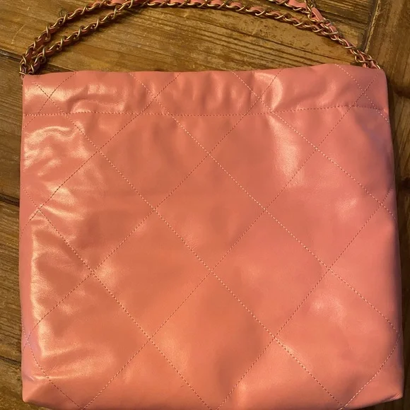 Pink Quilted Women's Bag - Picture 2 of 6